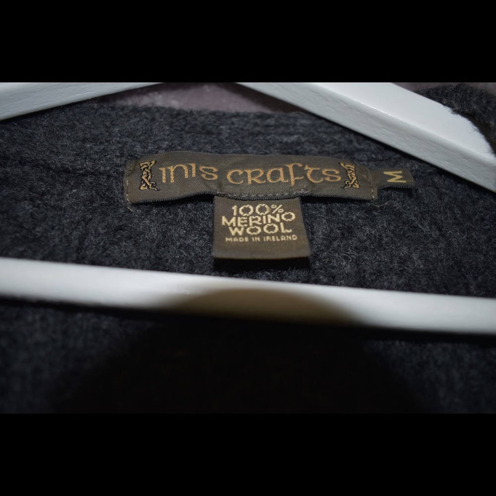 Authentic Irish wool sweater in Grey